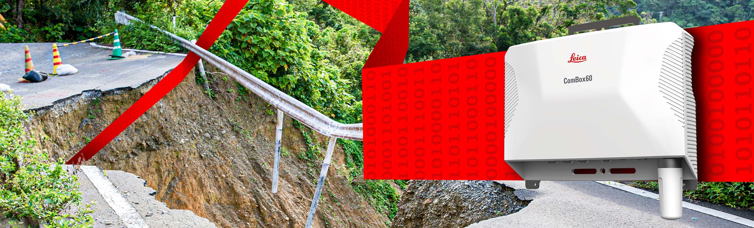 Leica ComBox60 – maanvyörymän ympäristöseuranta